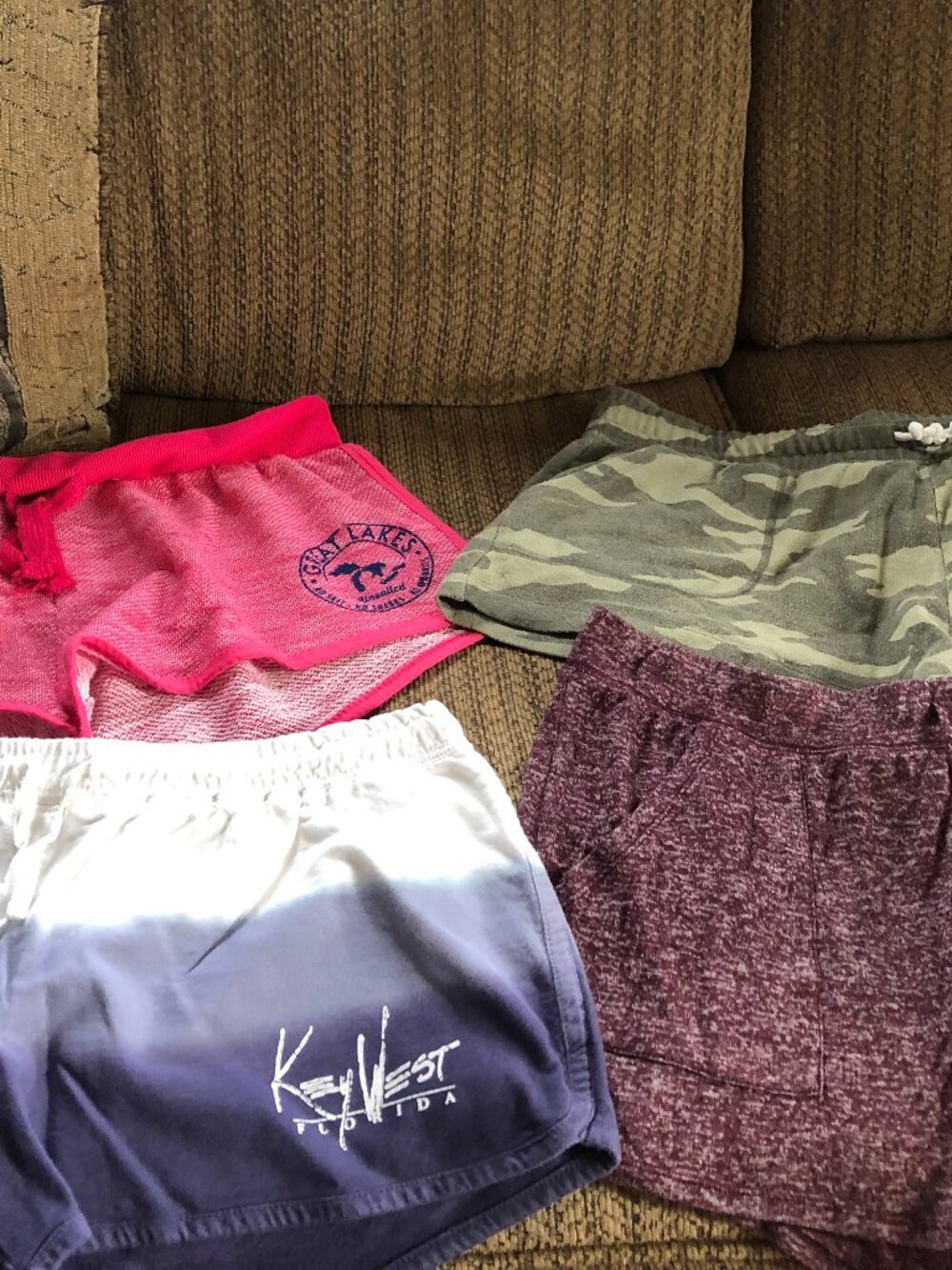LOT of 4 Shorts Key West XL, Great Lakes LG, SO LG 31-34" #KF